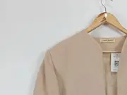 Vorschaubild 5 von Damen Übergangsmantel Beige Wolle Kaschmir Angora Gr. 40 L
