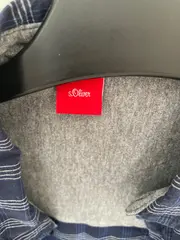 Vorschaubild 5 von Freizeithemd Kinder Gr. 164 Blau Kariert Langarm Casual