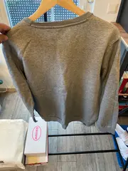 Vorschaubild 2 von Herren Sweatshirt Gr. L Grau Sportlich mit Logo-Print