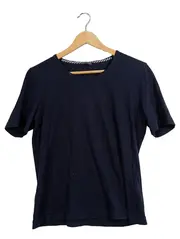 Vorschaubild 1 von Damen T-Shirt Gr. 40/L Basic Blau Kurzarm