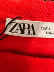 Vorschaubild 2 von Damen Shirt Malibu 1997 Oversized Cropped Rot Gr. L