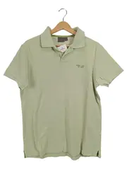 Vorschaubild 1 von Herren Poloshirt Baumwolle Kurzarm Uni Grün Gr. L 50