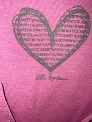 Vorschaubild 3 von Damen T-Shirt Herz-Print Rosa Gr. 46/48 Baumwolle