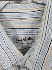 Vorschaubild 3 von Herren Freizeithemd L/50 Gestreift Kurzarm Weiß Klassisch