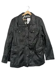 Vorschaubild 1 von Lederjacke Herren Gr. 48 Schwarz Casual Modern Leder