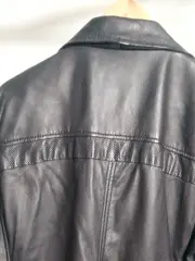 Vorschaubild 5 von Lederjacke Herren Gr. 48 Schwarz Casual Modern Leder