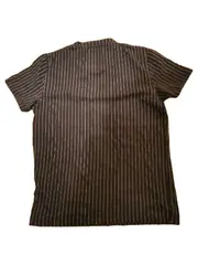 Vorschaubild 3 von Herren T-Shirt Nadelstreifen Grau XS Baumwolle Casual