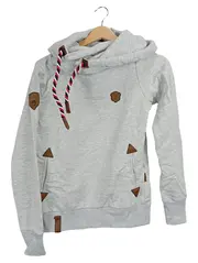 Vorschaubild 1 von Damen Kapuzenpullover Hoodie Grau Gr. 36/S Casual