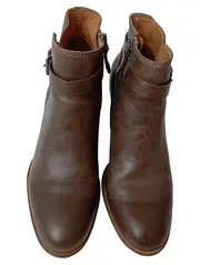 Vorschaubild 2 von MARC O POLO Damen Stiefelette Braun Gr. 37 Leder Reißverschluss Schnalle
