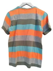 Vorschaubild 2 von Kinder T-Shirt Gr. 146/152 Gestreift Kurzarm Baumwolle Mehrfarbig