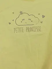 Vorschaubild 3 von Mädchen T-Shirt Gelb Gr. 74 Wolkenmotiv Petite Princesse