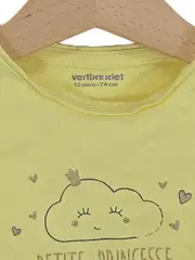 Vorschaubild 5 von Mädchen T-Shirt Gelb Gr. 74 Wolkenmotiv Petite Princesse
