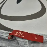 Vorschaubild 3 von EDC Damen Langarmshirt Grau Gr. 36/S Knopfleiste Casual