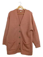 Vorschaubild 1 von Damen Strickjacke Gr. 38 M Rosa Casual Cardigan