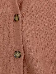 Vorschaubild 2 von Damen Strickjacke Gr. 38 M Rosa Casual Cardigan