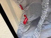 Vorschaubild 5 von Damen Bluse Off-Shoulder gestreift Gr. 44 Blau Casual