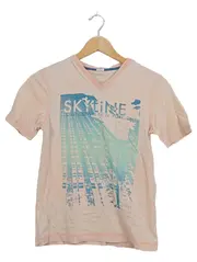 Vorschaubild 1 von Kinder T-Shirt Gr. 140 Rosa Skyline New York Print