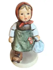 Vorschaubild 2 von Hummel Figur Die kleine Wanderin First Issue 1991 OVP Porzellan