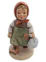Vorschaubild 1 von Hummel Figur Die kleine Wanderin First Issue 1991 OVP Porzellan
