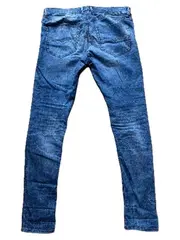 Vorschaubild 3 von Herren Destroyed Jeans Denim Hose Blau W33 L34 Slim Fit