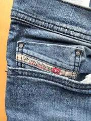 Vorschaubild 2 von Herren Destroyed Jeans Denim Hose Blau W33 L34 Slim Fit