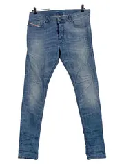 Vorschaubild 1 von Herren Destroyed Jeans Denim Hose Blau W33 L34 Slim Fit