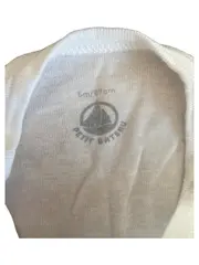 Vorschaubild 2 von Baby Body Langarm Wickelbody Rippstrick Weiß Gr. 68