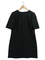 Vorschaubild 1 von Damen Blusenkleid Gr. 36/S Schwarz Business Elegant Kurzarm