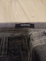 Vorschaubild 3 von TAIFUN Damen Jeans Regular Fit Grau Gr. 38 Casual Hose