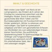 Vorschaubild 5 von Mein erstes Lese-Spiel Lernspiel ab 6 Lesenlernen Elefant Papagei sehr gut