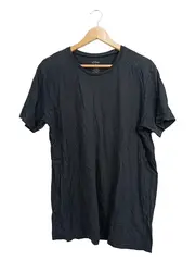 Vorschaubild 1 von Herren T-Shirt Gr. 52/XL Schwarz Casual Baumwolle