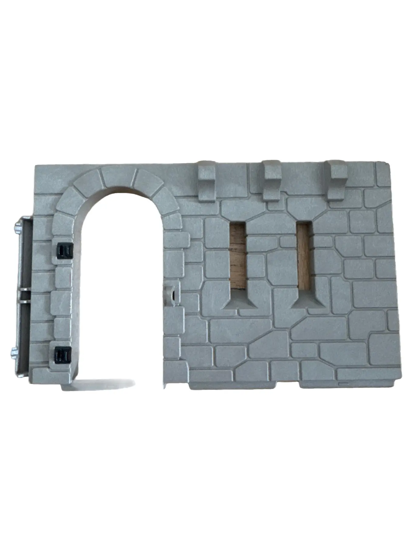 PLAYMOBIL Burgmauer mit Tor Bauset Kinder Grau