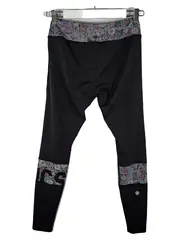 Vorschaubild 2 von Damen Sport Leggings Blumenmuster Schwarz Größe S Motion Dry