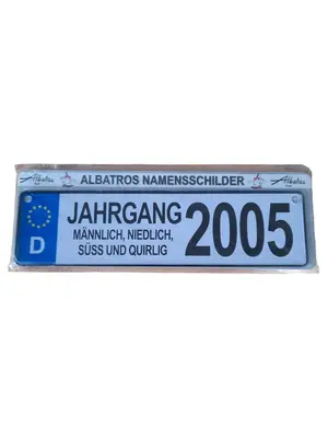 ALBATROS Blechschild