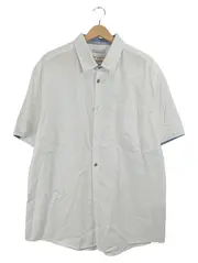 Vorschaubild 1 von Herren Kurzarm Hemd Leinen Weiß Regular Fit Gr. XXL