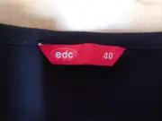 Vorschaubild 4 von EDC Esprit Damen Freizeitkleid Gr. 40 Schwarz Viskose