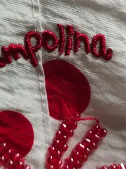 Vorschaubild 5 von Mädchen Kleid Gr. 140 Weiß Rot gepunktet Charmant