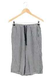 Vorschaubild 1 von Damen Stoffhose Grau Kariert Gr. M Casual Viskose Freizeithose