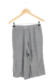 Vorschaubild 2 von Damen Stoffhose Grau Kariert Gr. M Casual Viskose Freizeithose