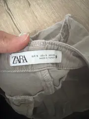 Vorschaubild 3 von Damen Shorts Chino Beige Gr. S 36 Baumwolle Fransen Casual