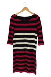 Vorschaubild 1 von Damen Freizeitkleid Gr. 38/M Gestreift Mehrfarbig Casual Preppy