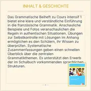 Vorschaubild 3 von Klett Cours intensif 1 Grammatik Beiheft Französisch lernen Unterricht Buch