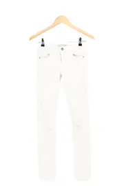 Vorschaubild 1 von Damen Jeans Skinny Fit Gr. 36 Weiß Destroyed Ripped Casual Modern
