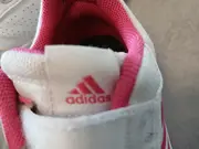 Vorschaubild 2 von Kinder Sneaker Low Gr. 26 Weiß Pink Klettverschluss Sportschuhe