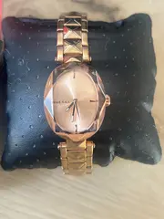 Vorschaubild 4 von Damenuhr Armbanduhr DZ5590 Gold Elegant Edelstahl