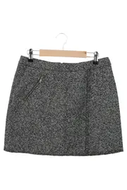 Vorschaubild 1 von Minirock Damen 38/M Grau Elegant Klassisch Reißverschluss Herbst/Winter