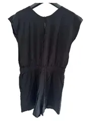 Vorschaubild 2 von Damen Jumpsuit Kurz Schwarz Gr. XS 34 Ethno Stickerei