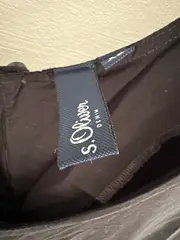 Vorschaubild 6 von Damen Jumpsuit Kurz Schwarz Gr. XS 34 Ethno Stickerei