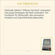 Vorschaubild 2 von Offener Horizont von Gertrude Höhler ECON Fachbuch Wirtschaft Hardcover Deutsch