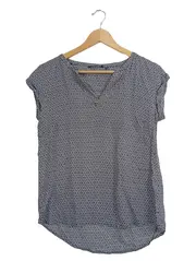 Vorschaubild 1 von Damen T-Shirt Gr. 36 Blau Grafisch Casual